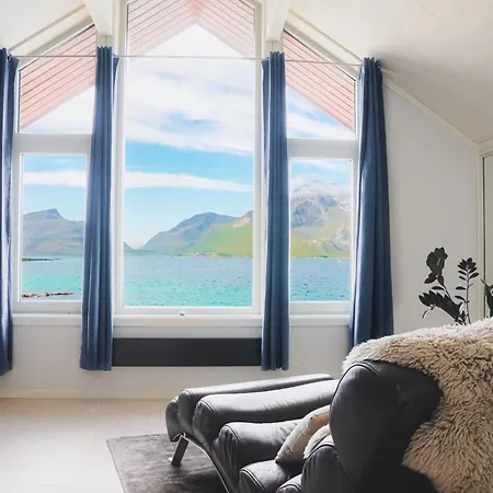 Modern Seafront With Sauna 8 Mins To Leknes * Storeidet