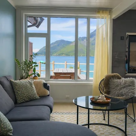 Modern Seafront With Sauna 8 Mins To Leknes * Storeidet