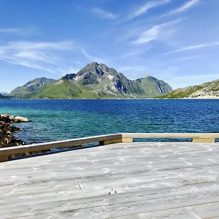 Modern Seafront With Sauna 8 Mins To Leknes