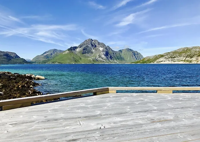 Modern Seafront With Sauna 8 Mins To Leknes