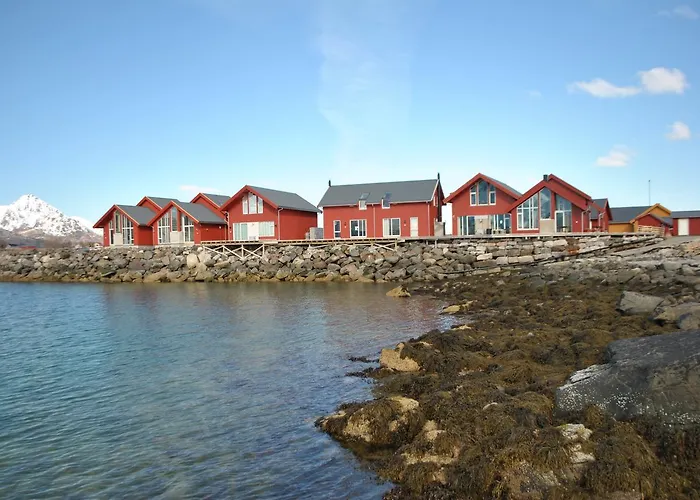 Ferienhaus Modern Seafront With Sauna 8 Mins To Leknes *
